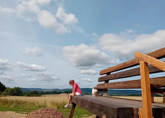Eifel Duitsland Fraai Met Tuin Feriehus